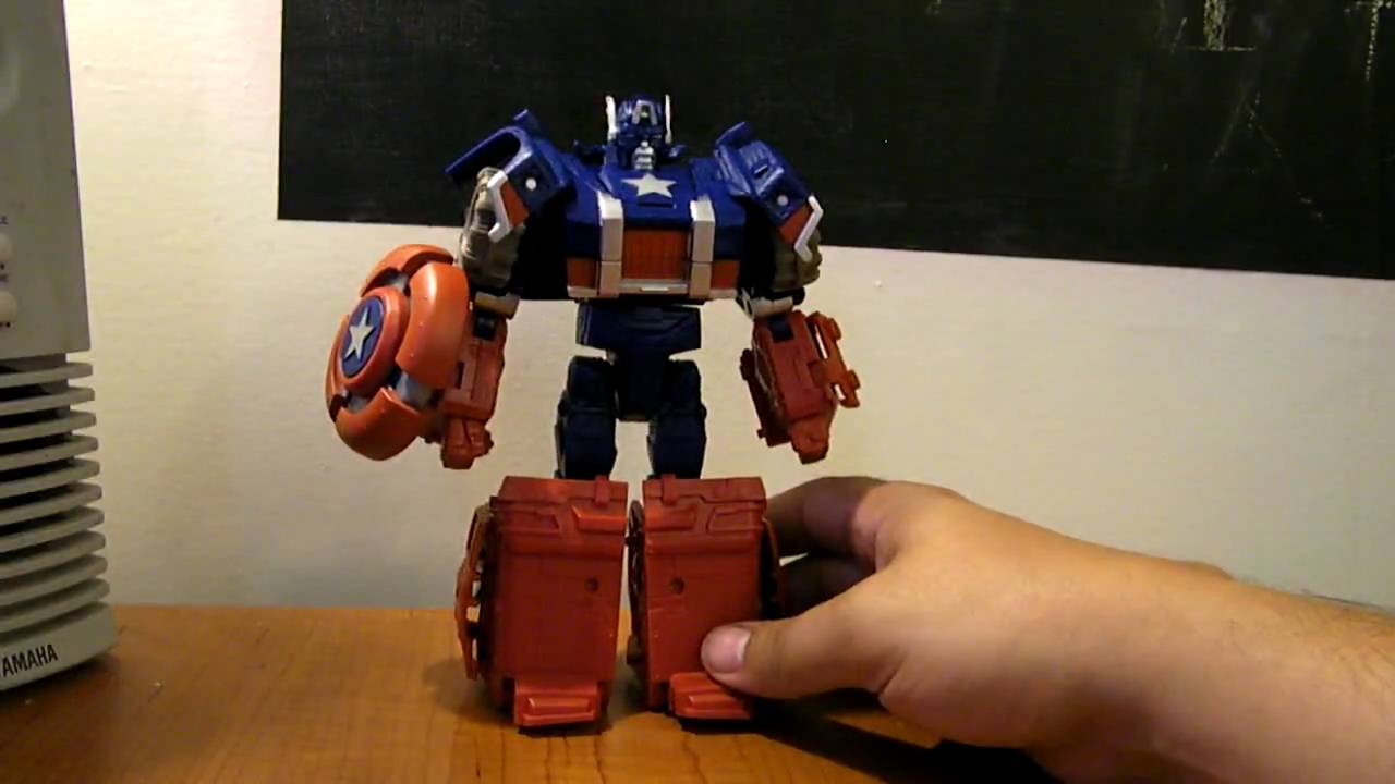 Transformers Marvel Crossovers Captain America