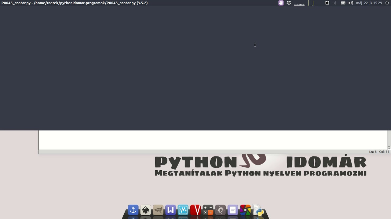 A szótár adattípus Pythonban