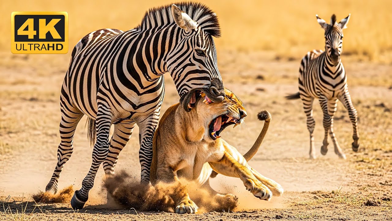 African Wildlife 4K 🌍 Peaceful Nature Scenes with Soft Piano Music for Work & Relax