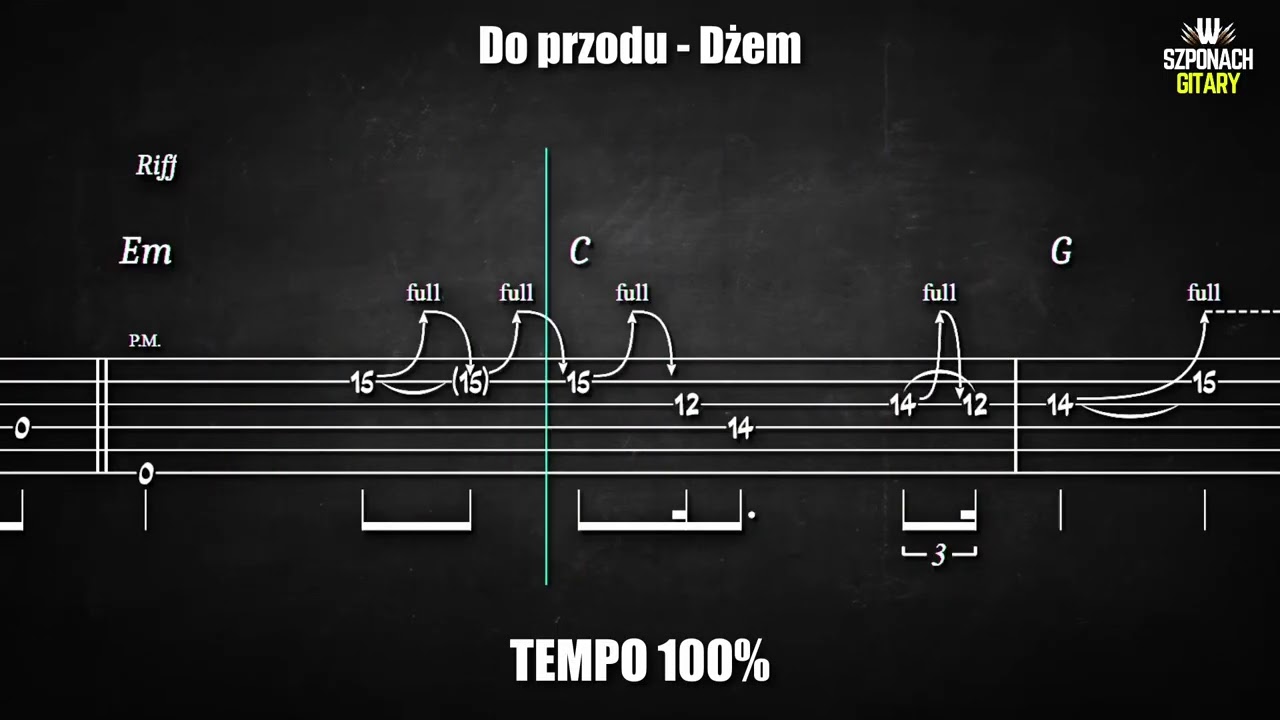 Do Przodu - Dżem Tabulatura RIFF