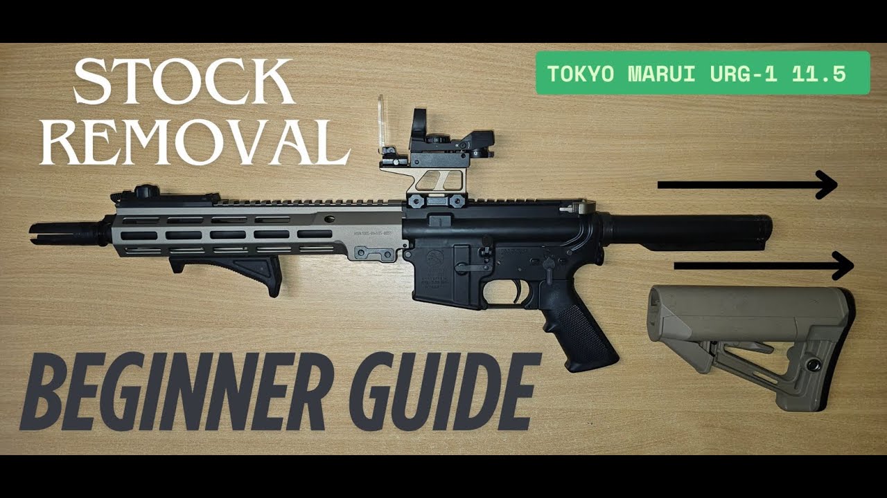 Tokyo Marui URG-I 11.5 Stock Removal