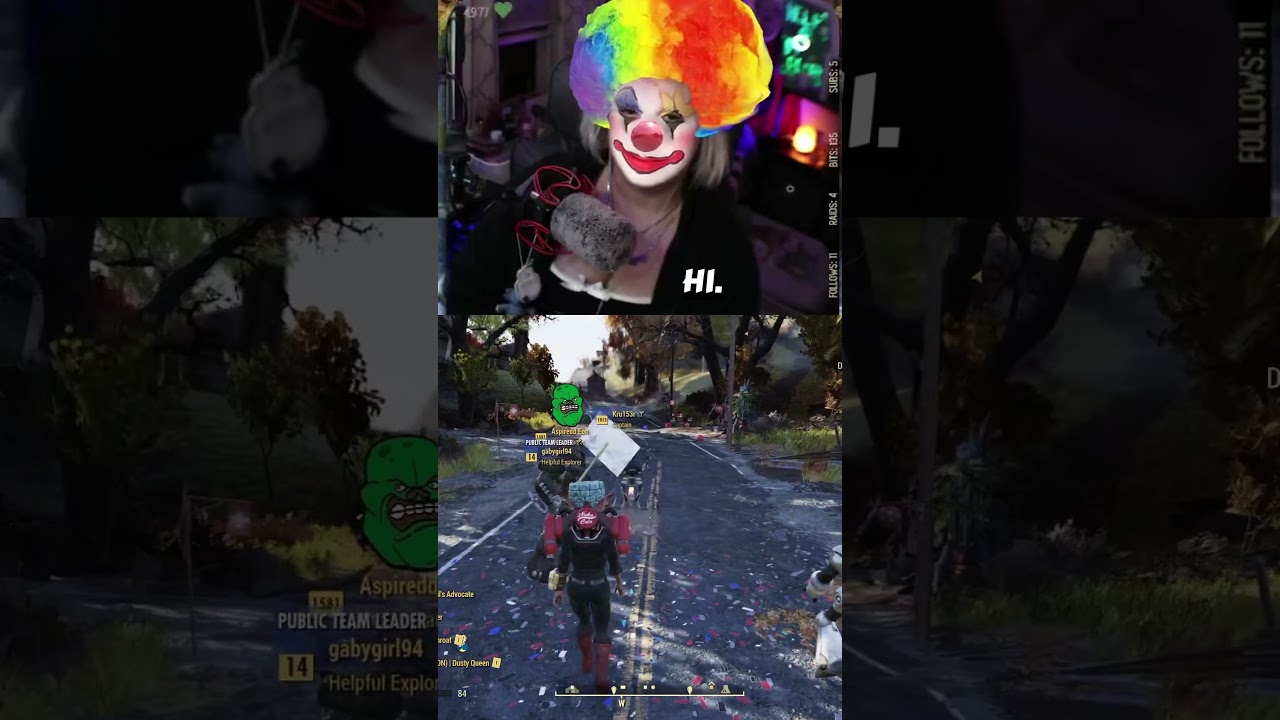 🤡 maybe the glowy masks are jus the frands me made along the way 🥹 #fallout76 #fallout76guide