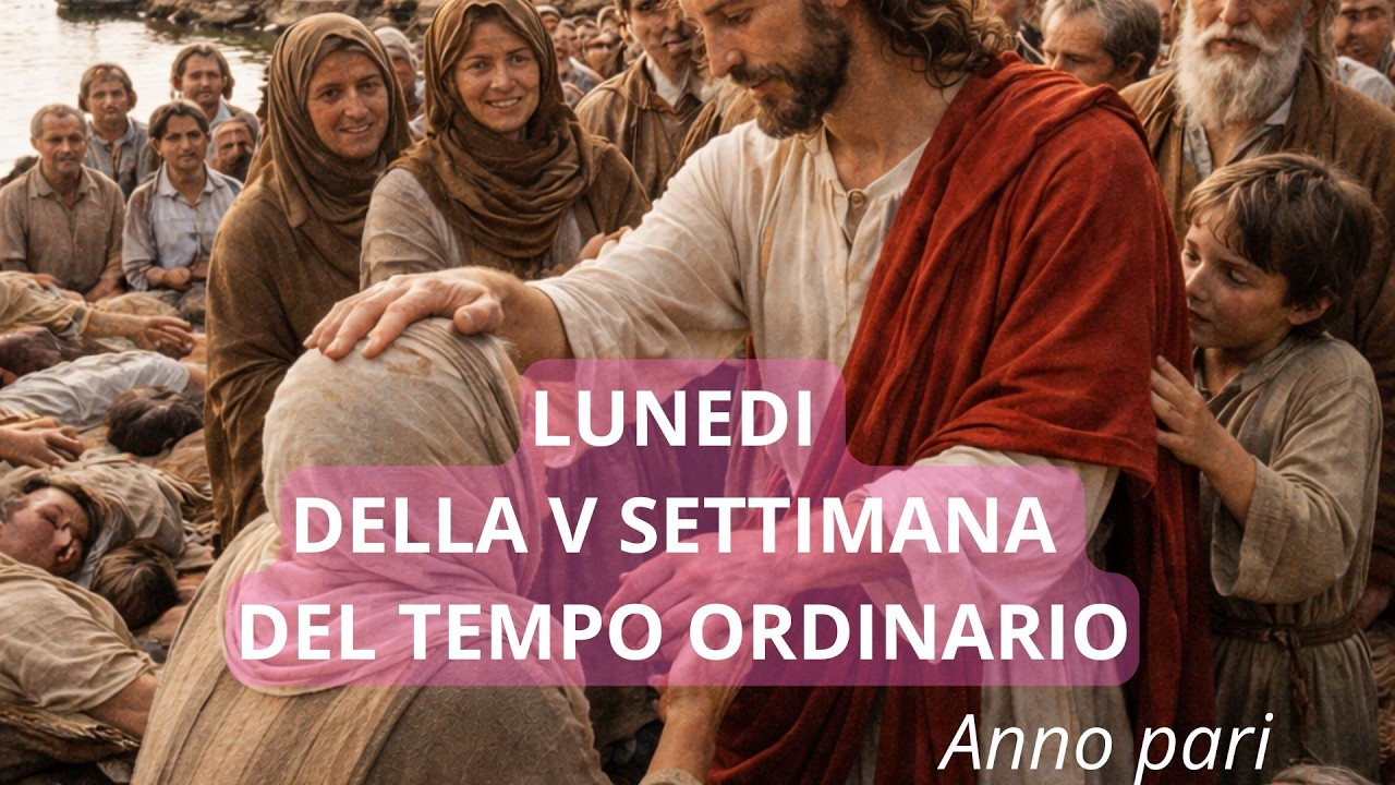 Letture e Vangelo del giorno di LUNEDI 9 FEBBRAIO 2026