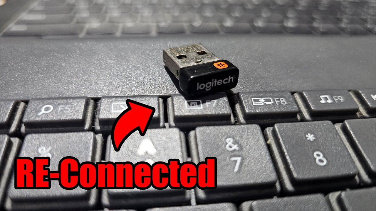 Потеряли приемник Logitech Unifying? Подключите любой сменный адаптер (K400 и другие).