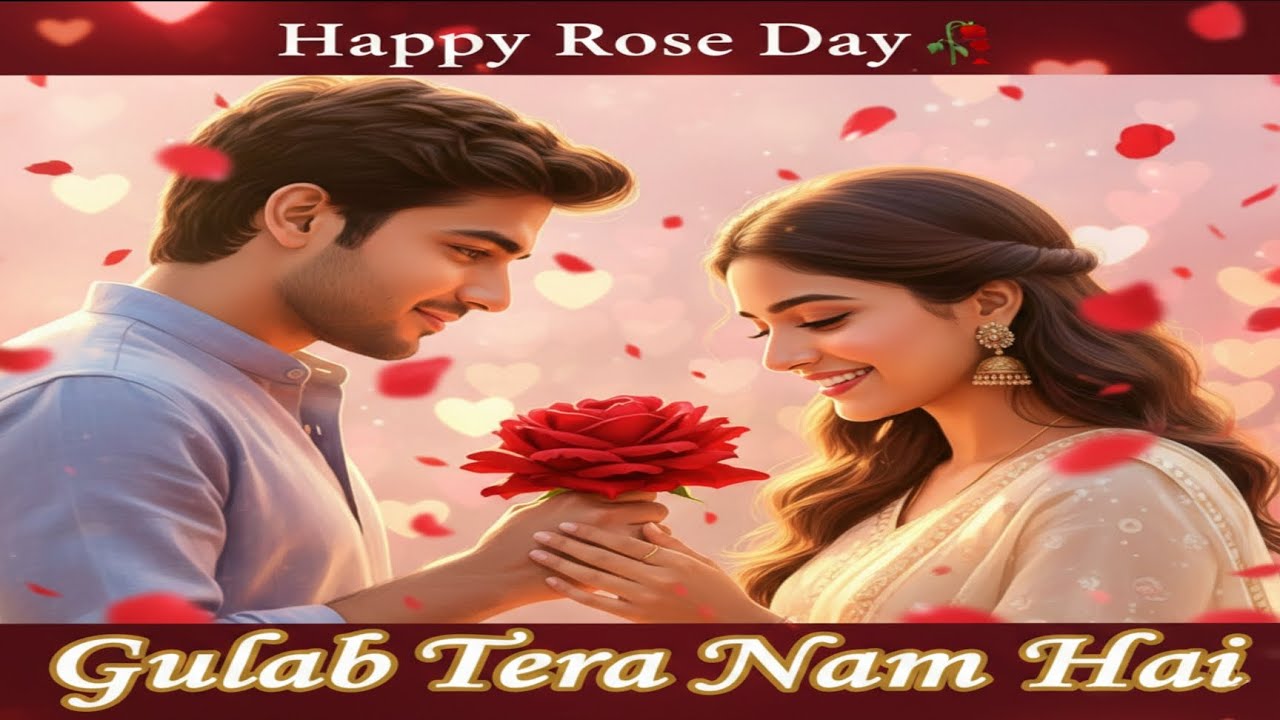 Rose Day Song 2026 🌹 Gulab Tera Naam Hai | Romantic Hindi Love Song | Valentine's Week