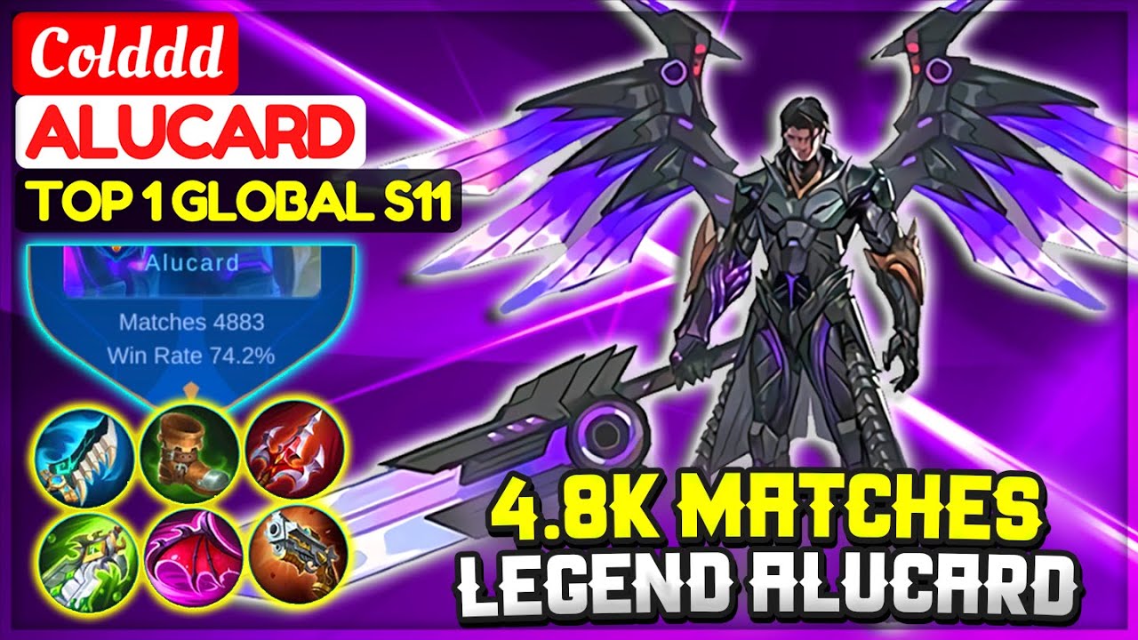 4.8K Matches Legend Cold Alucard [ Top 1 Global Alucard S11 ] ES BUAH DINGIN AKA Cold - MLBB