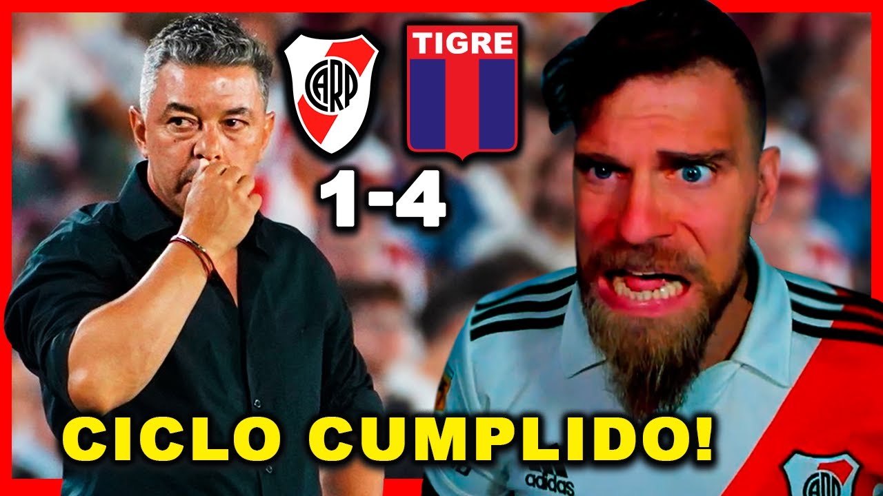 💔 ME DUELE DECIRLO!! RIVER 1 vs TIGRE 4 REACCI&Oacute;N MARK MIRANDA
