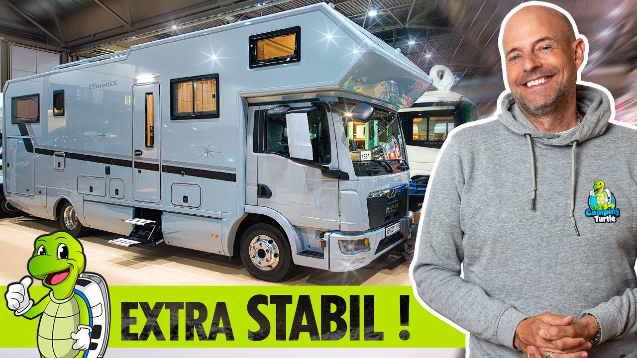 MASSIV gebauter CAMPER | MAN Chassis | XL BAD | 6 BETTEN | PhoeniX TOP-Alkoven 8800 BML