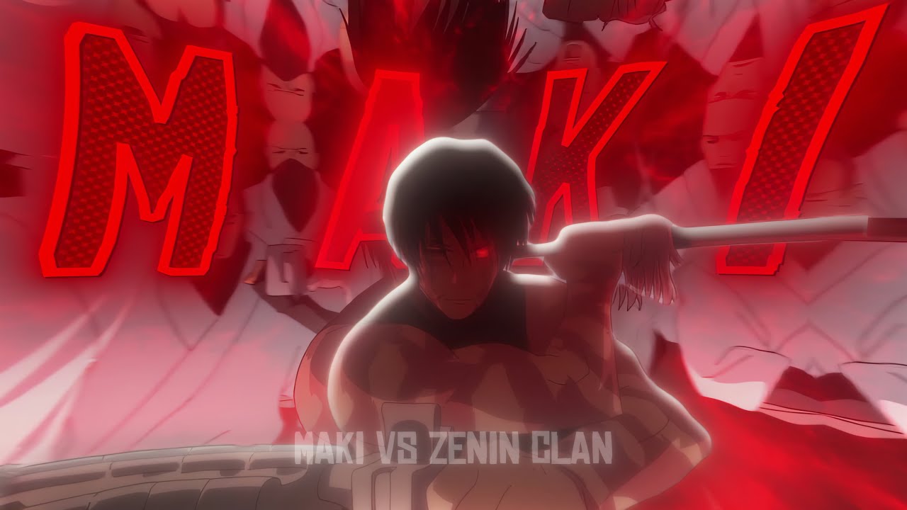 LOUCURA LETAL | Maki Vs Zenin Clan | Hisour | 4K