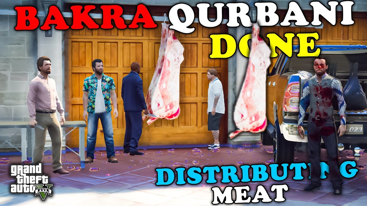 BAKRON KI QURBANI DONE🐐 | EID-ul-Azha Special | MANDI EP12 | GTA 5 | Real Life Mods #441 |