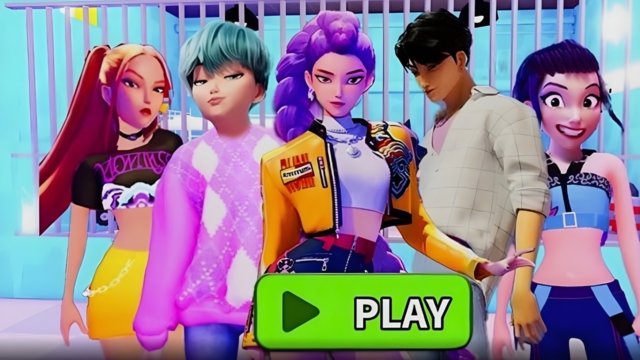 KPOP DEMON HUNTERS BOYS AND GIRLS PRISON RUN! Full Gameplay Walkthrough (iPad Version)