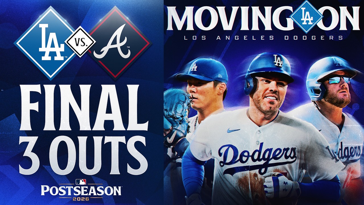 The Dodgers are going to the NLCS for the third straight year! | MLB Highlights (Final 3 Outs)