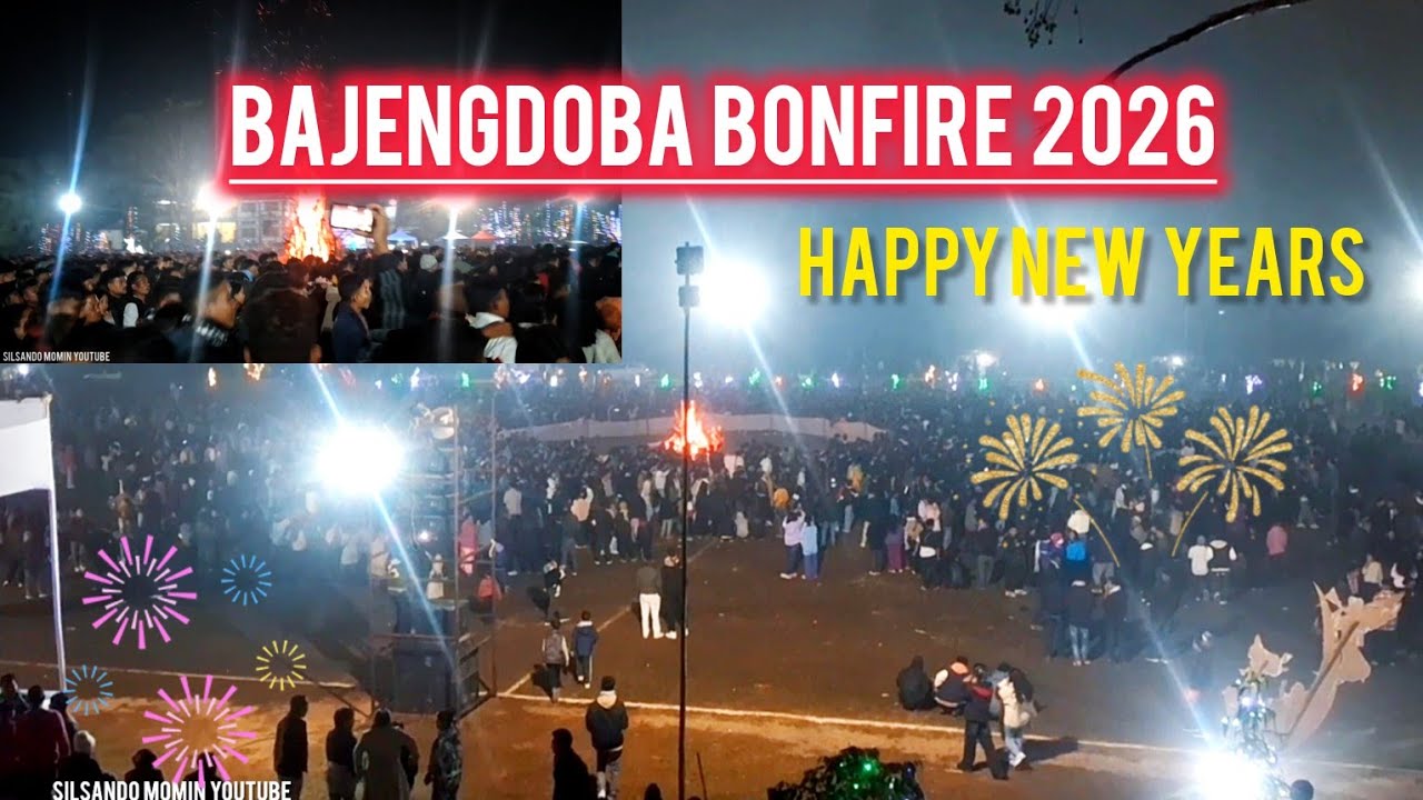 Bajengdoba Bonfire New Years 2026 || Silsando momin youtube 