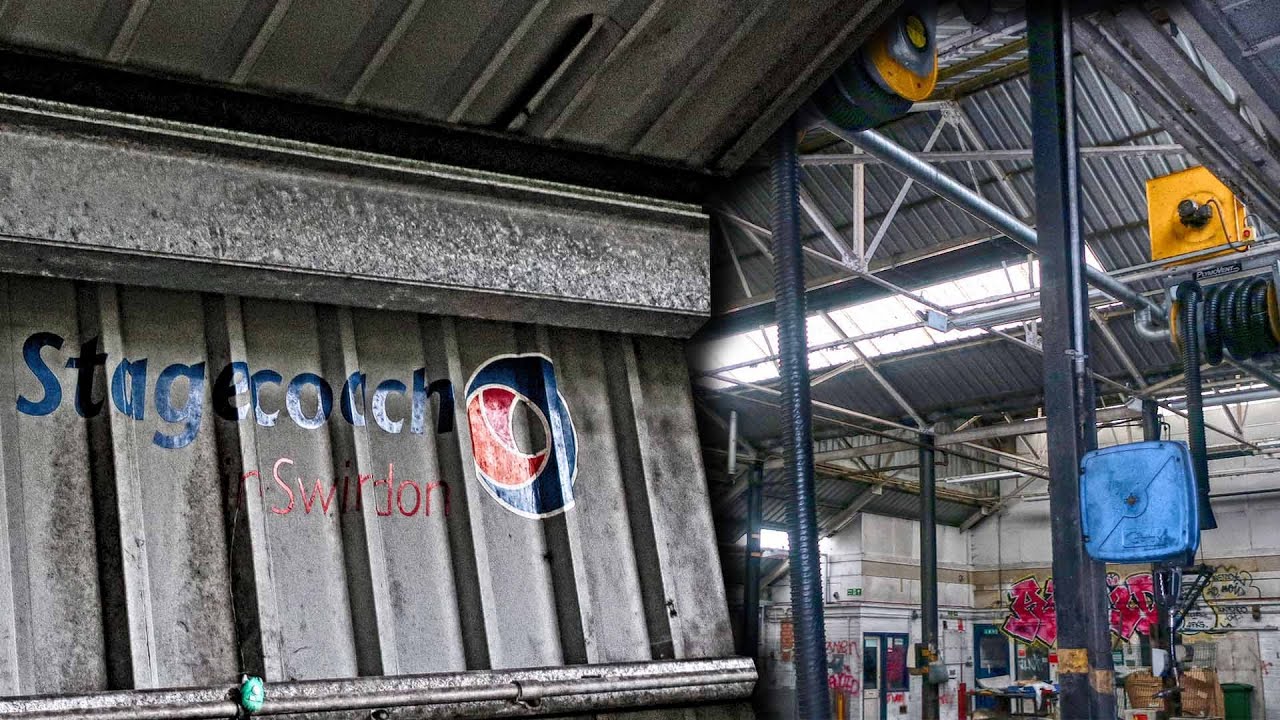 ABANDONED STAGECOACH BUS DEPOT SWINDON - URBEX