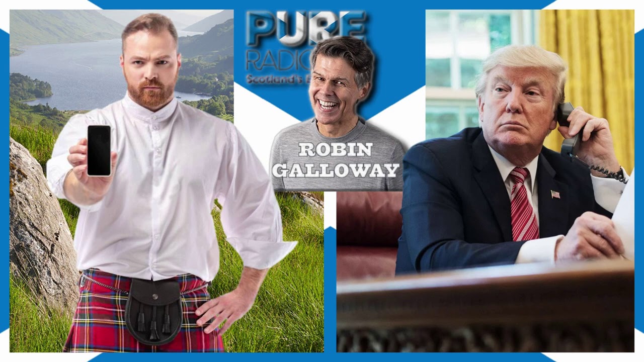 Robin Galloway - Donald Trump Prank Called ☎️
