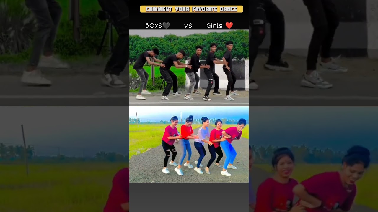 🥳✨ Boys 🆚 Girls dance challenge | Instagram trending reels video @tiktoktamil360 #shorts #dance