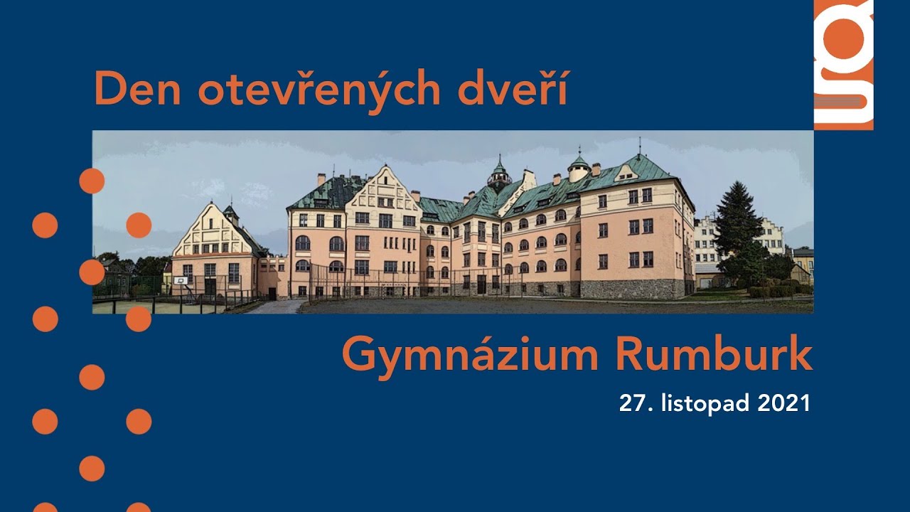 Den otevřených dveří | Gymnázium Rumburk | listopad 2021 | živé vysílání