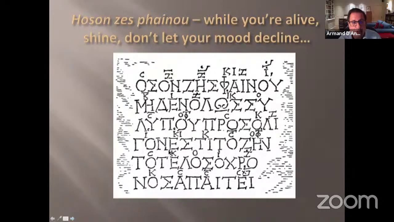 Ancient Greek Music, with Professor Armand D'Angour