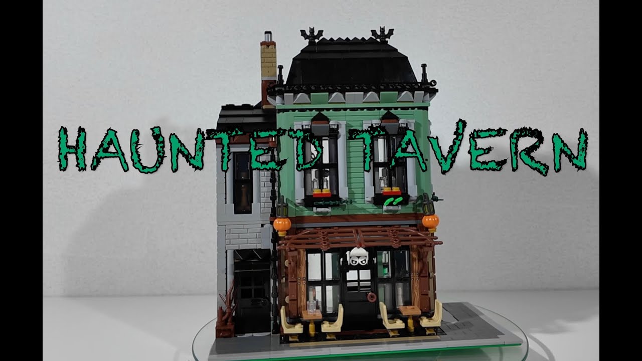 LEGO Haunted Tavern MOC Review | Spooky Build designed by BrickAtive