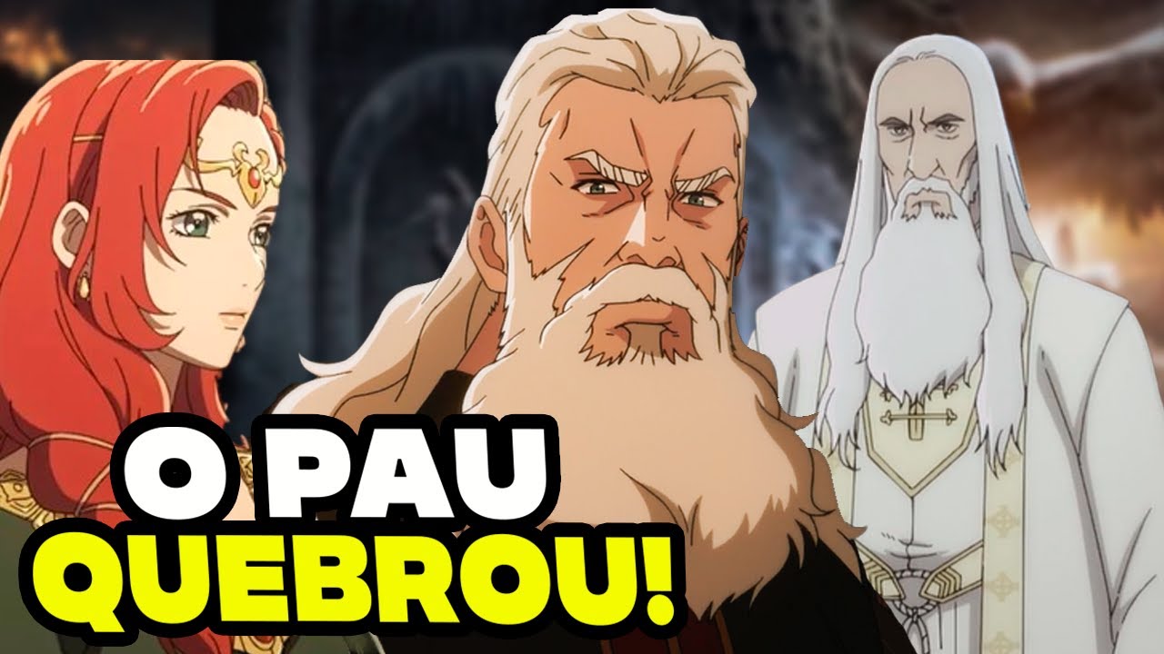 ASSISTI O SENHOR DOS ANÉIS: A GUERRA DOS ROHIRRIM E RACHEI O BICO KKKKKKKK