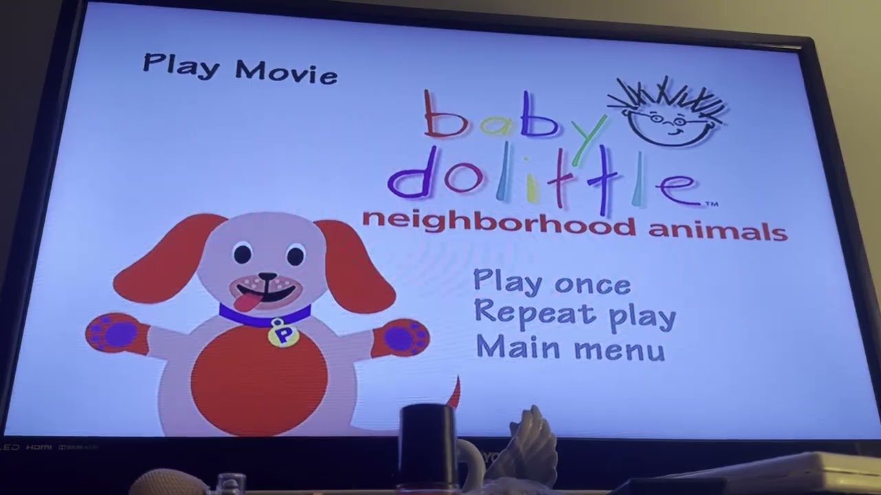 Opening & Closing to Baby Dolittle: Neighborhood Animals 2001 DVD