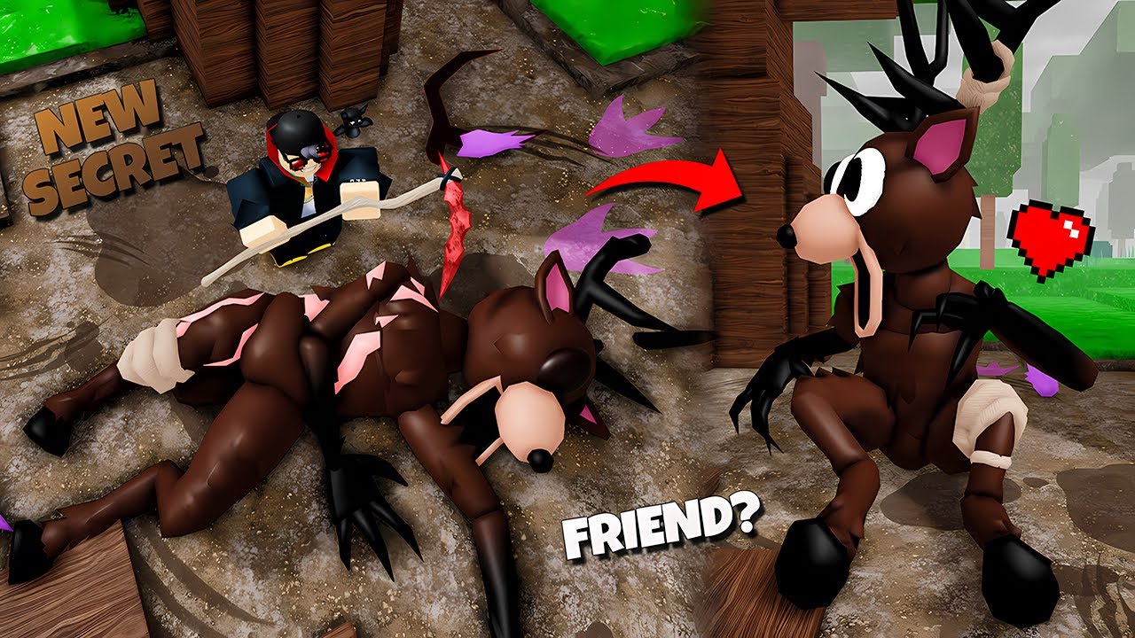 DEER IS HURT!! Akhirnya RUSA Jadi Teman Kita & Jaga Markas 🦌💖😍 | 99 Nights in the Forest Indonesia