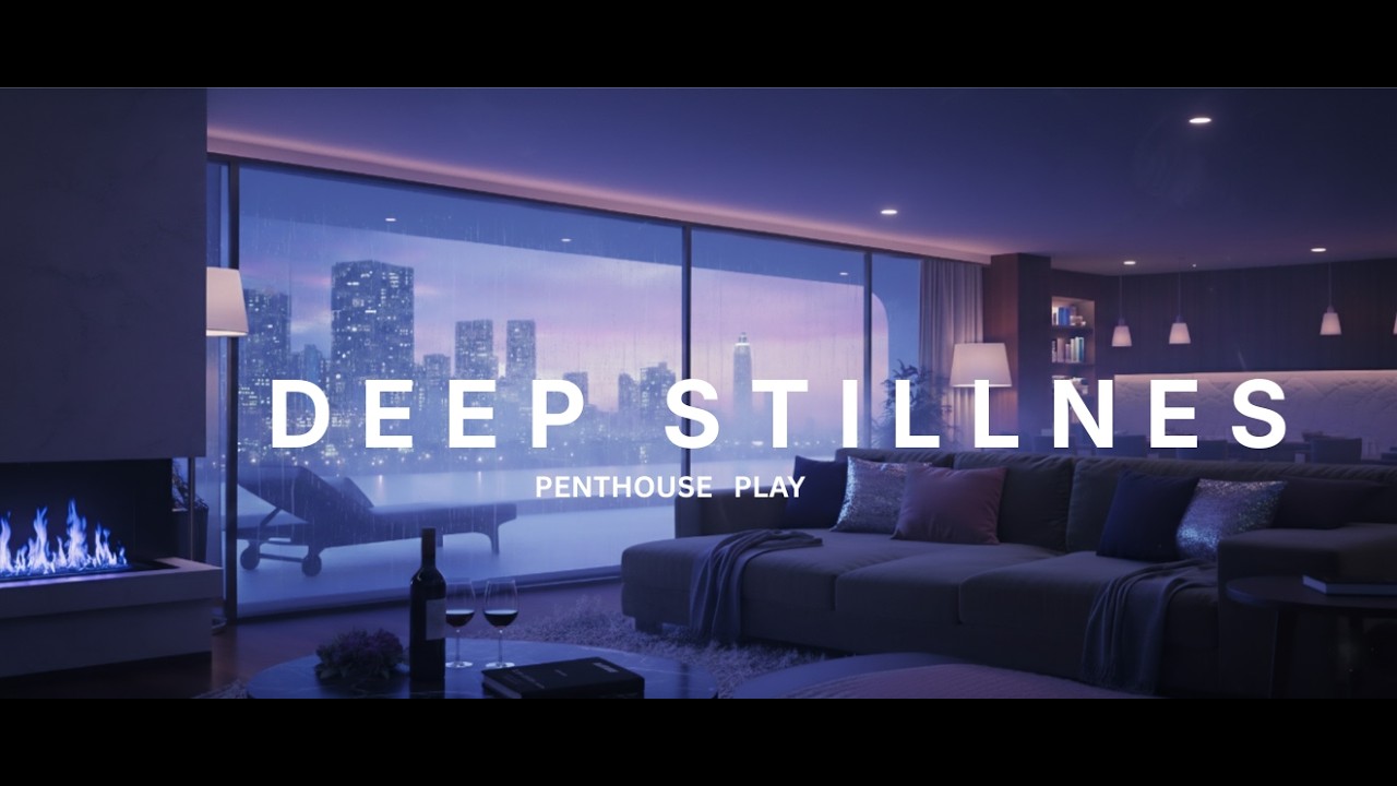 Skyline Stillness | Midnight Penthouse Ambience for Total Relaxation | 3 Hours
