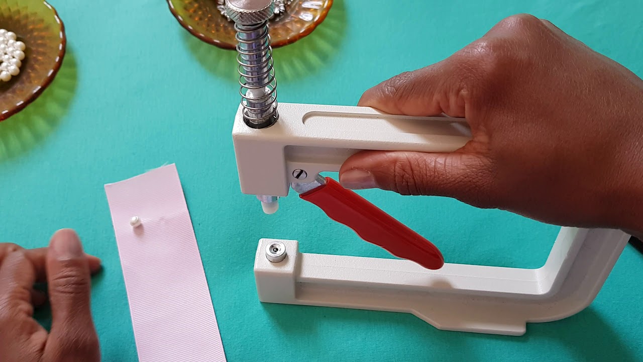 Como aplicar pérolas com a máquina. Manual de uso