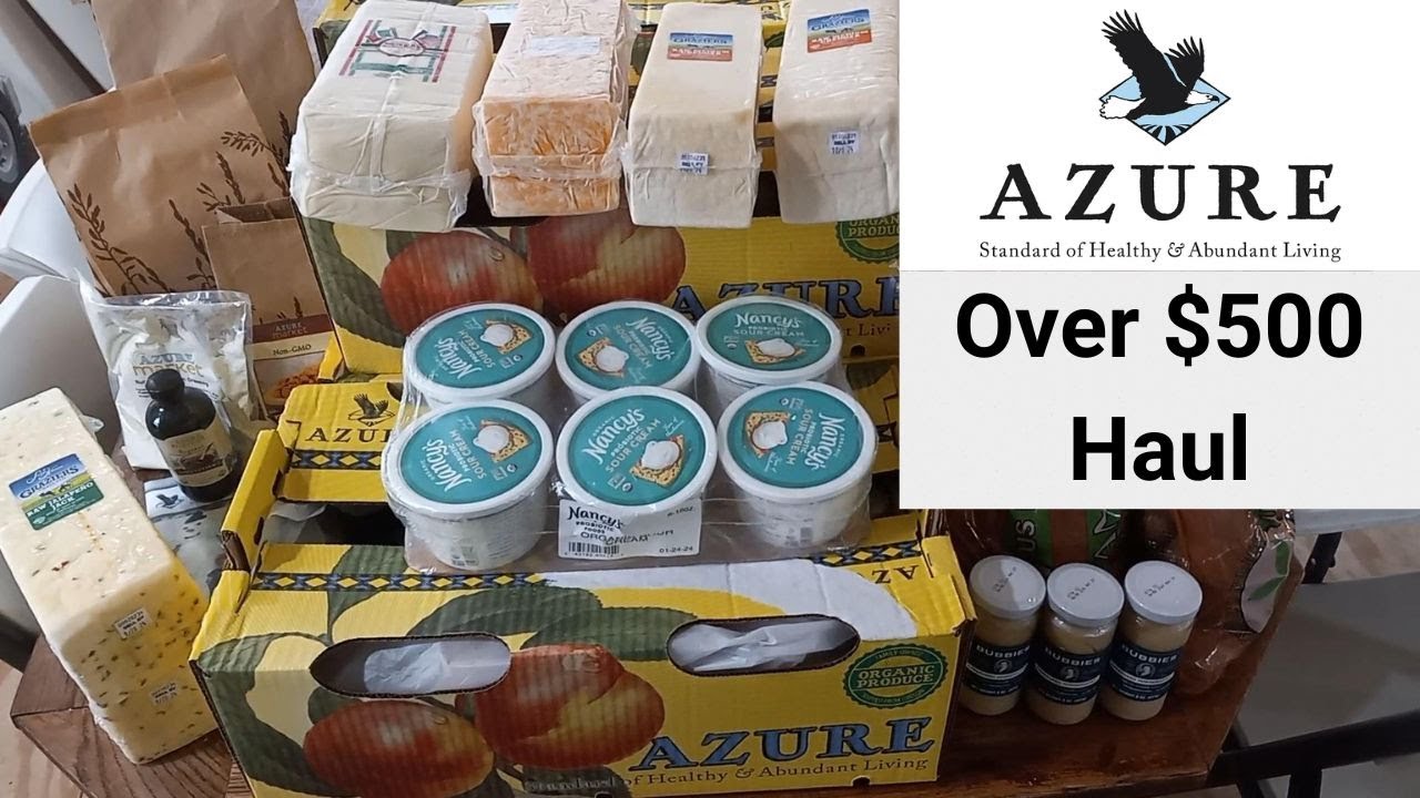 Large Family Stock Up - Azure Standard Haul Dec. 2023