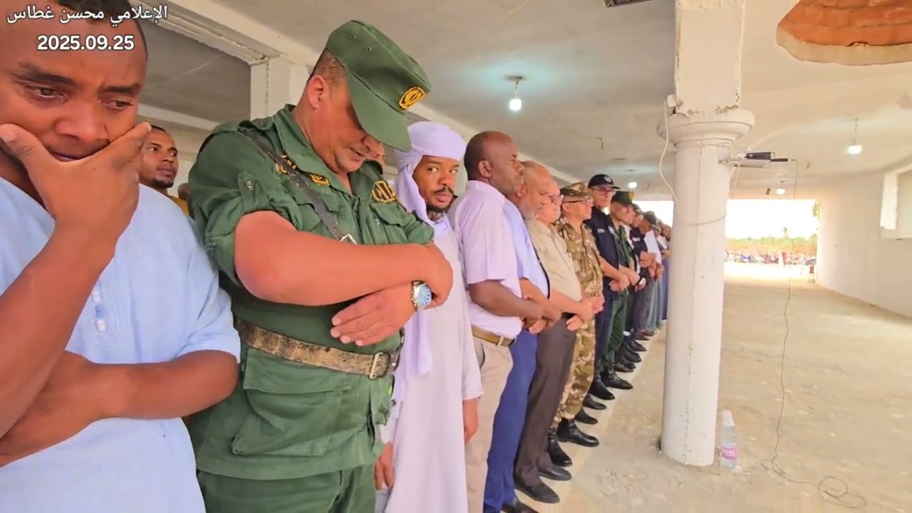 جنازة الطفل إلياس بالحبيب رحمه الله بحضور والي ولاية توقرت والسلطات والقائد الجهوي للدرك بورقلة