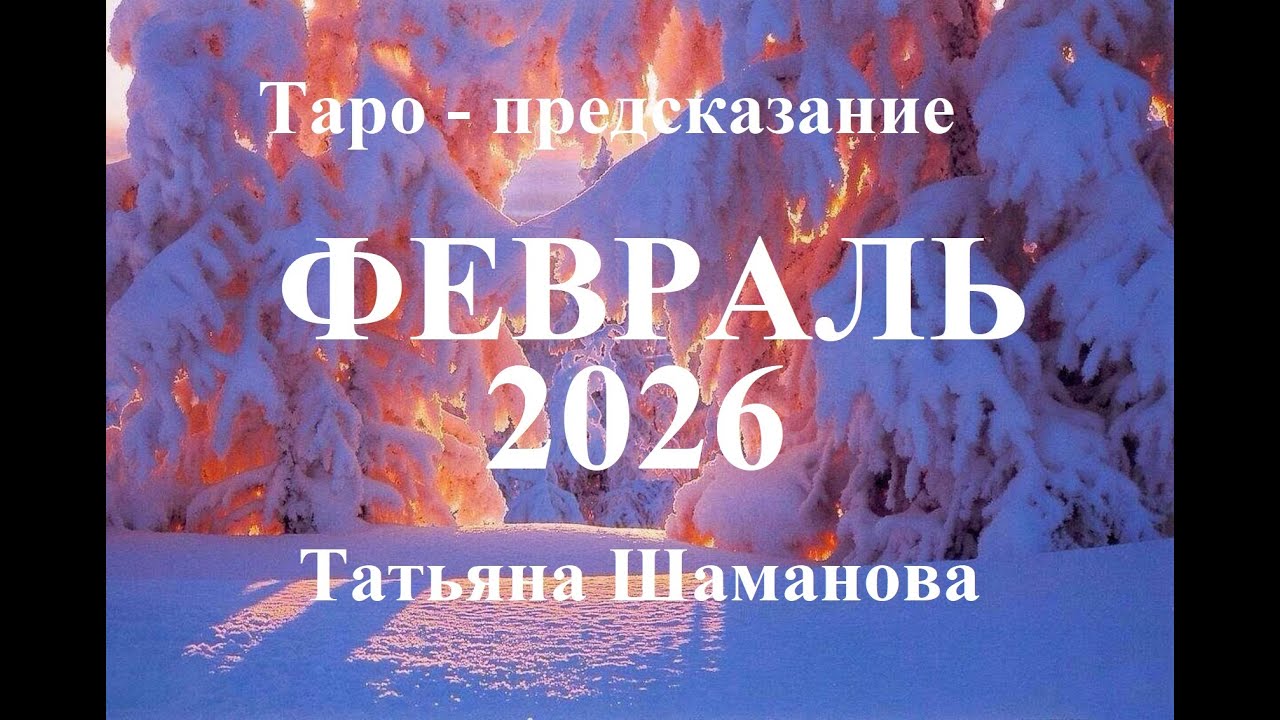 РЫБЫ. ФЕВРАЛЬ 2026 ГОДА. Главные события.   Татьяна Шаманова.