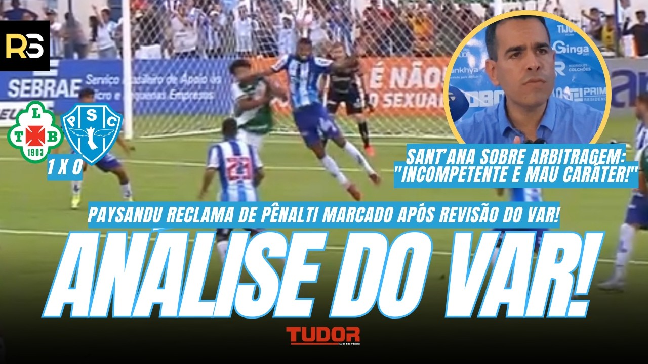 🚨🐺 “INCOMPETENTE E MAU-CARÁTER!” Dirigente do Paysandu DETONA arbitragem após pênalti polêmico!