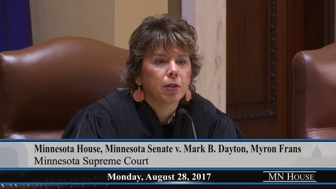 90th MN State Senate, et al. vs. Mark B. Dayton, et al. oral arguments