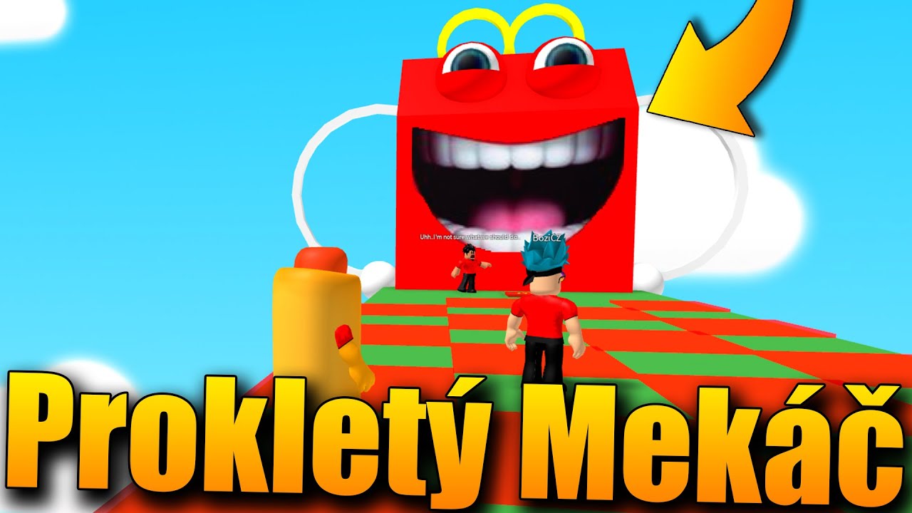 UTÍKÁME Z PROKLETÉHO MEKÁČE!😱🔥 Roblox McDonald Obby w/@bozi