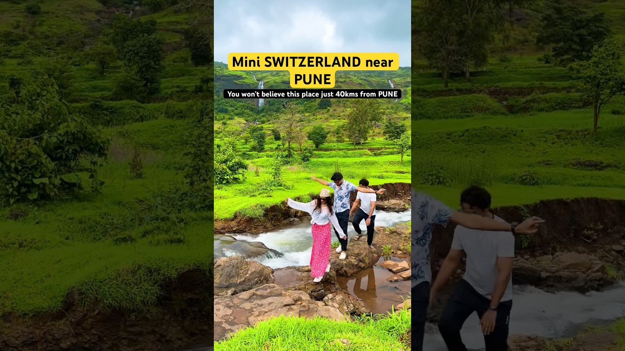 This mini SWITZERLAND is just 40km from PUNE , infact nearer than LONAVALA. 😱 #pune #punegetaways