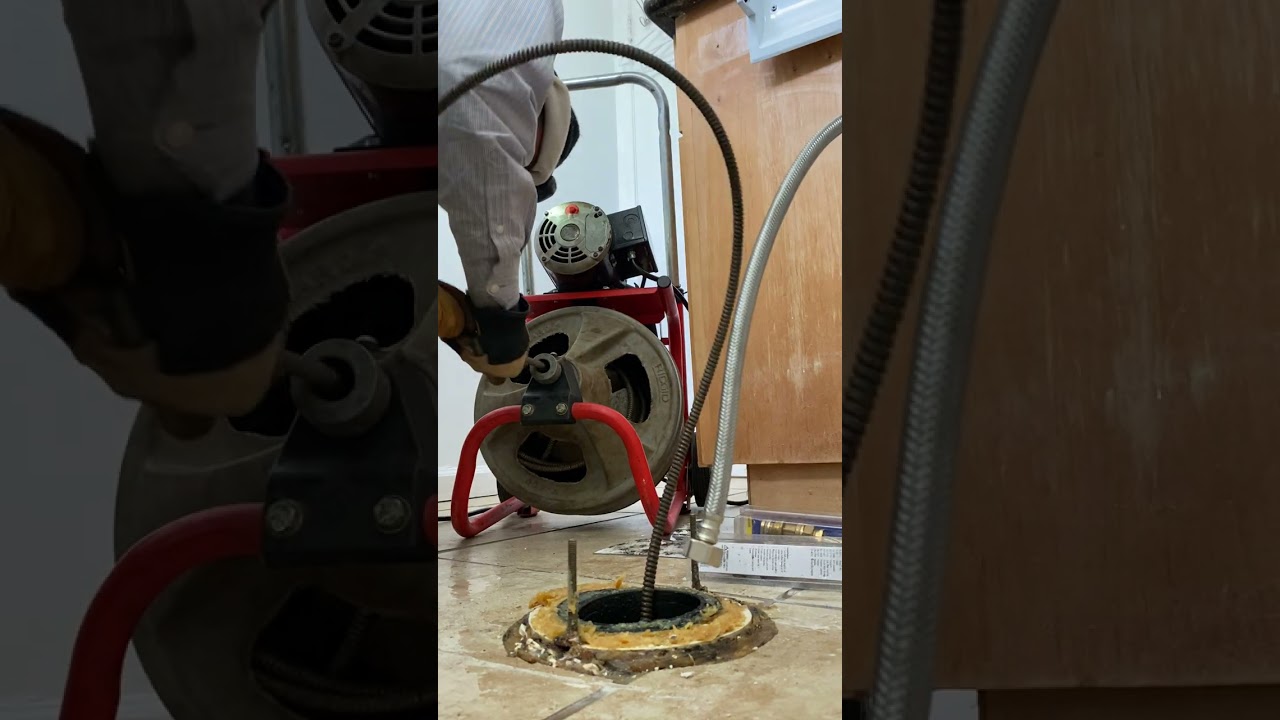 PLUMBING  DRAIN  LINE CLEANING  VIDEO  9