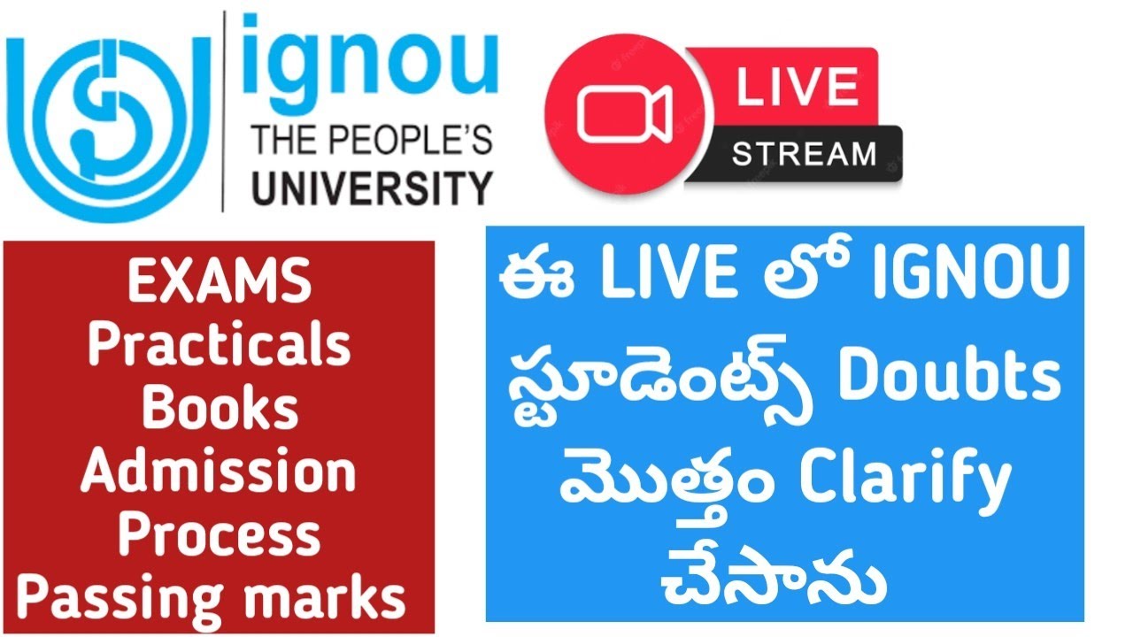 Ignou updates telugu LIve 4