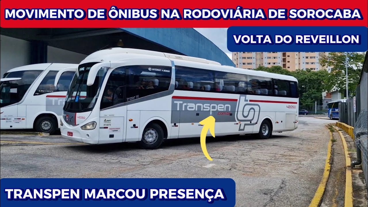 TRANSPEN MARCOU PRESENÇA ! MOVIMENTO DE ÔNIBUS VOLTA DO REVEILLON NA RODOVIÁRIA DE SOROCABA ( SP )