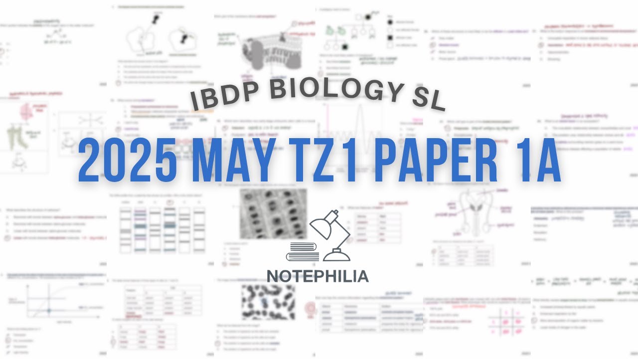 [IB Biology SL] 2025 май TZ1 Документ 1A