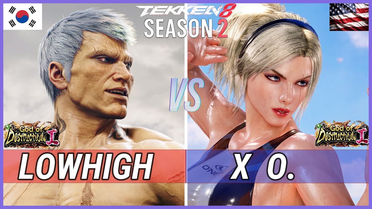 T8 ▰ LowHigh (Bryan) Vs XO (Lidia) ▰ Tekken 8 (Ver.2.02) High Level Gameplay