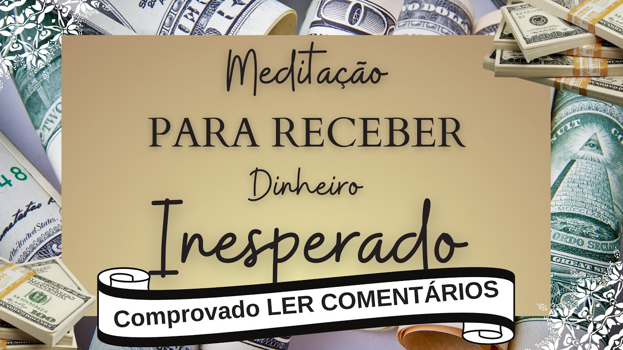 🧘‍♀️ MEDITAÇÃO para RECEBER DINHEIRO INESPERADO #BobProctor #meditaçãoetarot