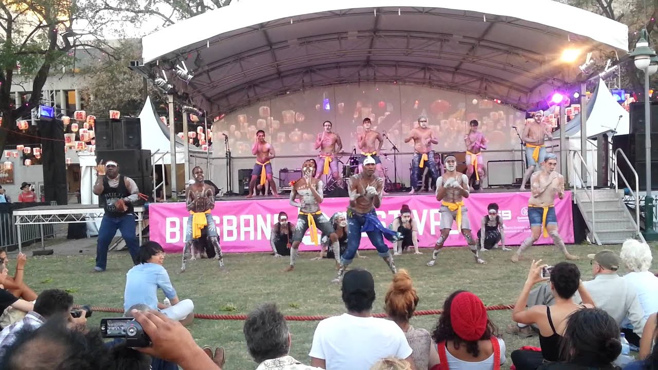 ACPA students with Albert David perform at Brisbane Festival Opening