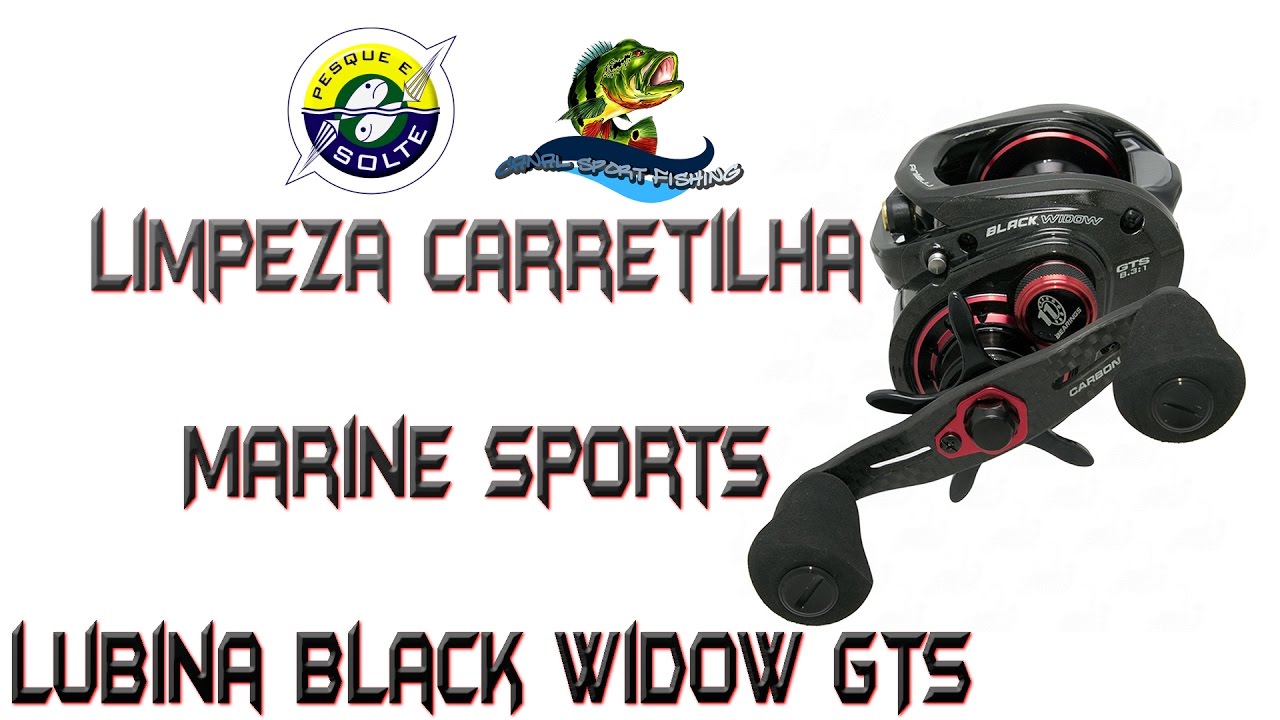 Limpeza e manutenção carretilha Marine Sports Lubina Black Widow GTS 2016 - #08