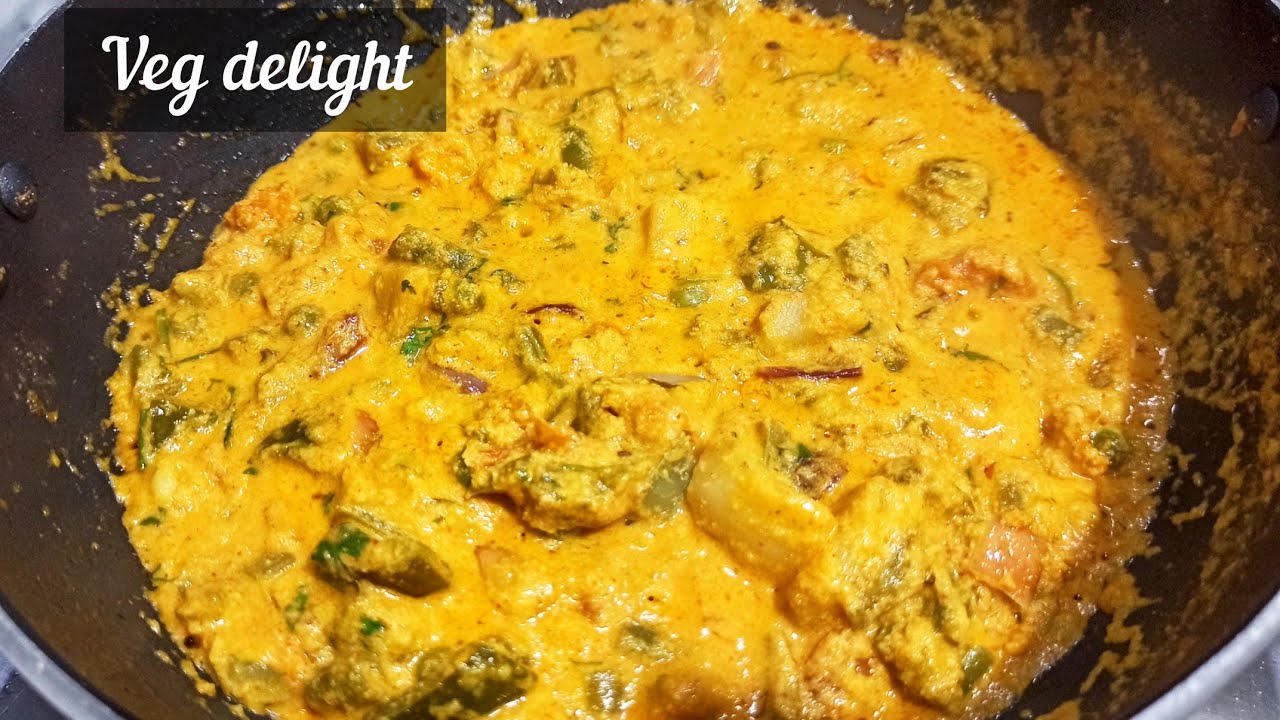 Veg delight | Veggie delight | Mix veg curry | vegetable delight | veg kadai restaurant style