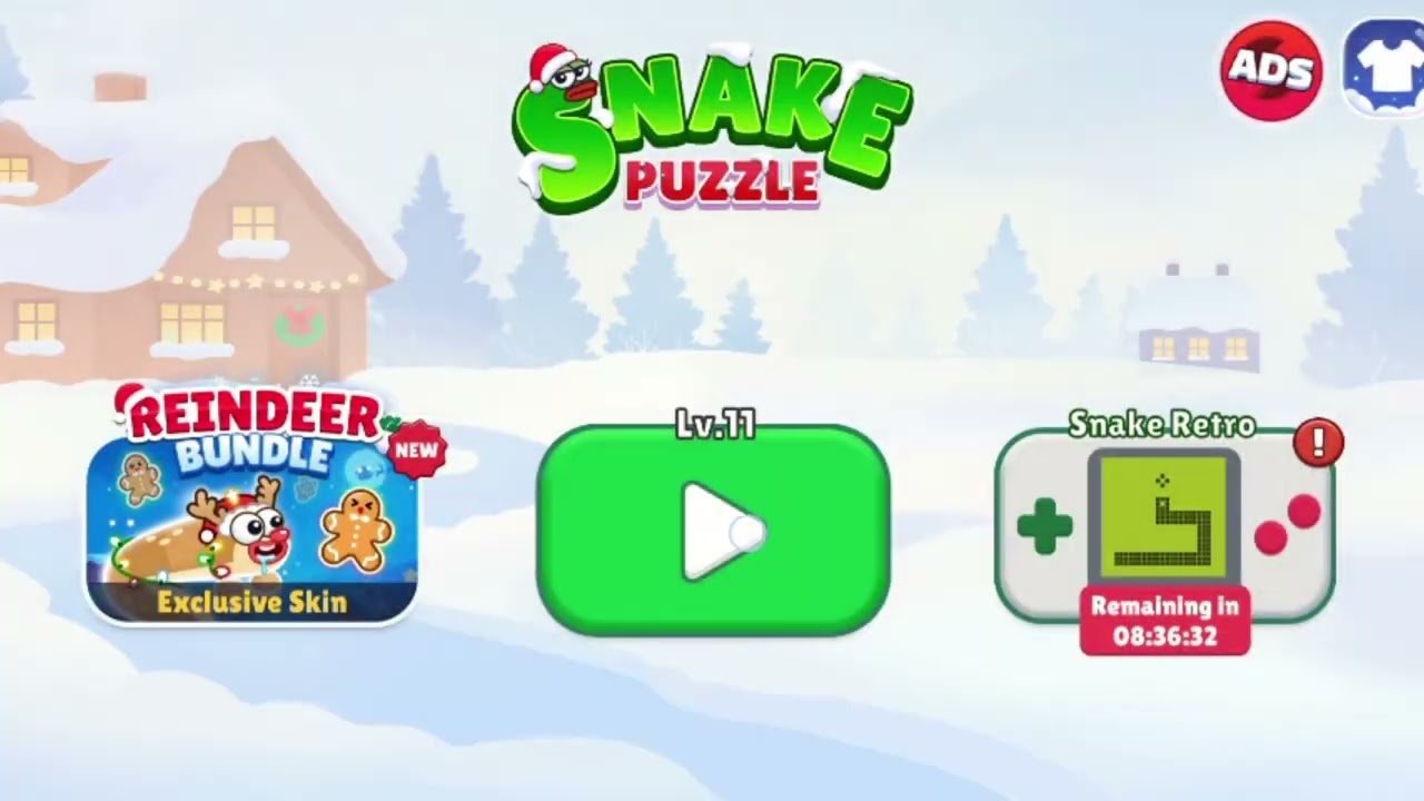 Jogando Snake puzzle ate o level 15