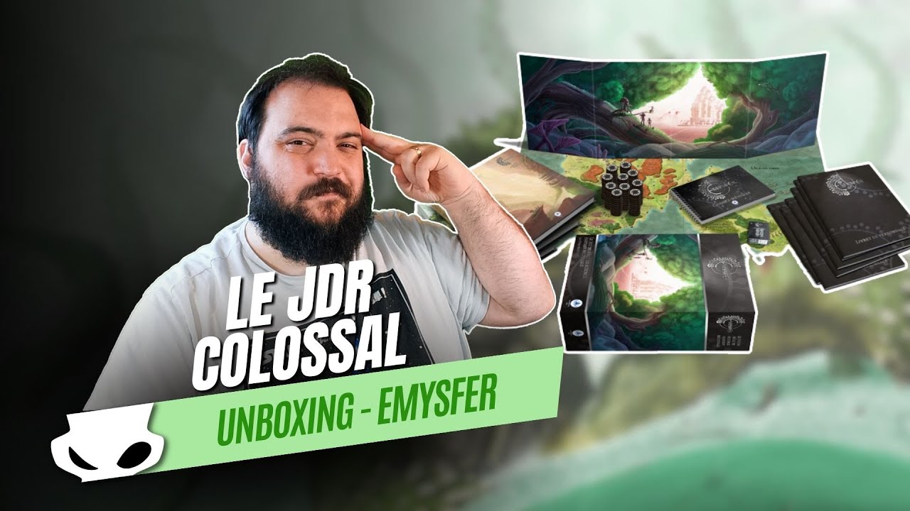 Unboxing Emysfer : le jeu monde colossal