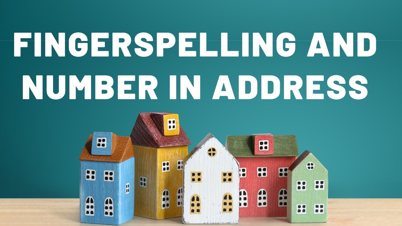 ASL Address Practice: Street, City, State, ZIP — All in One!