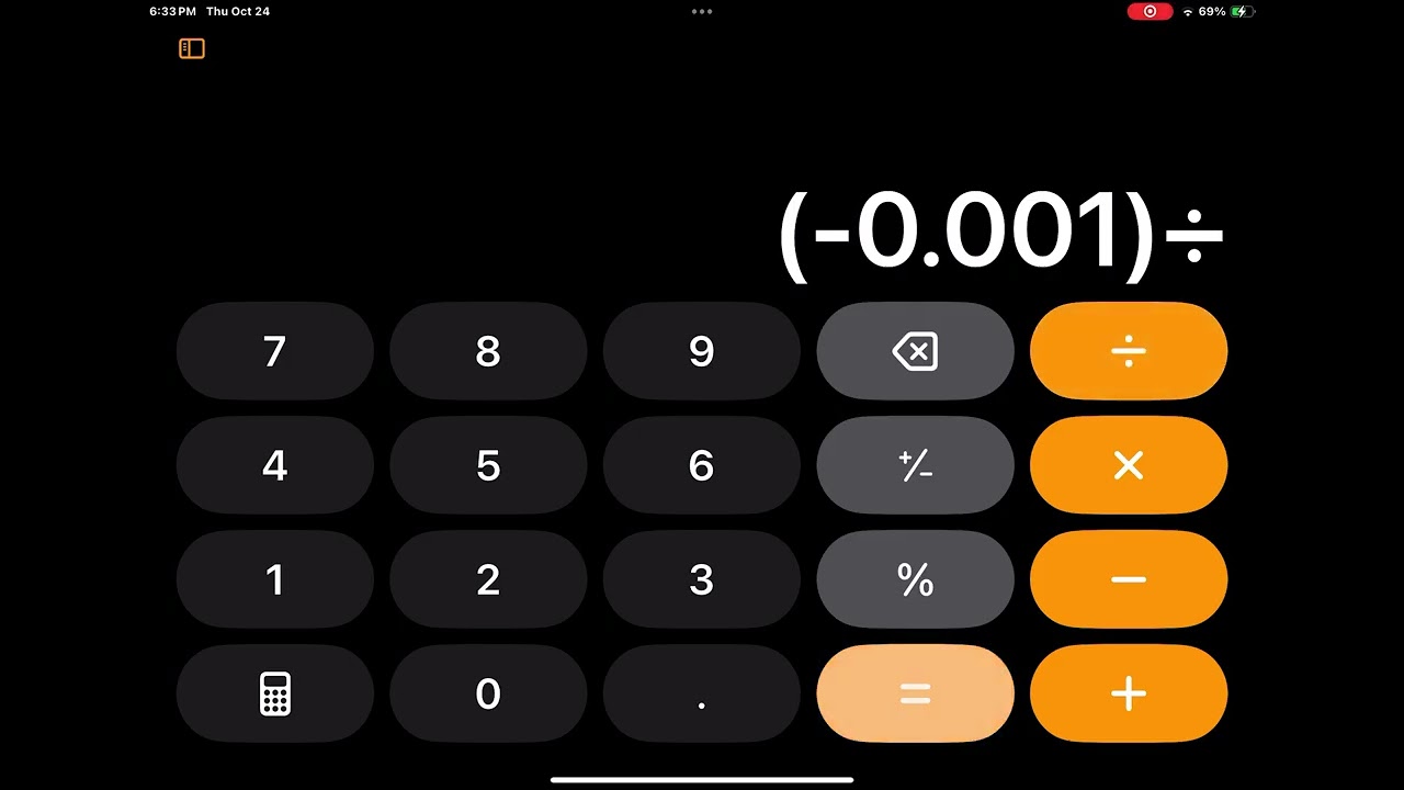 Playing around with a calculator until i break it