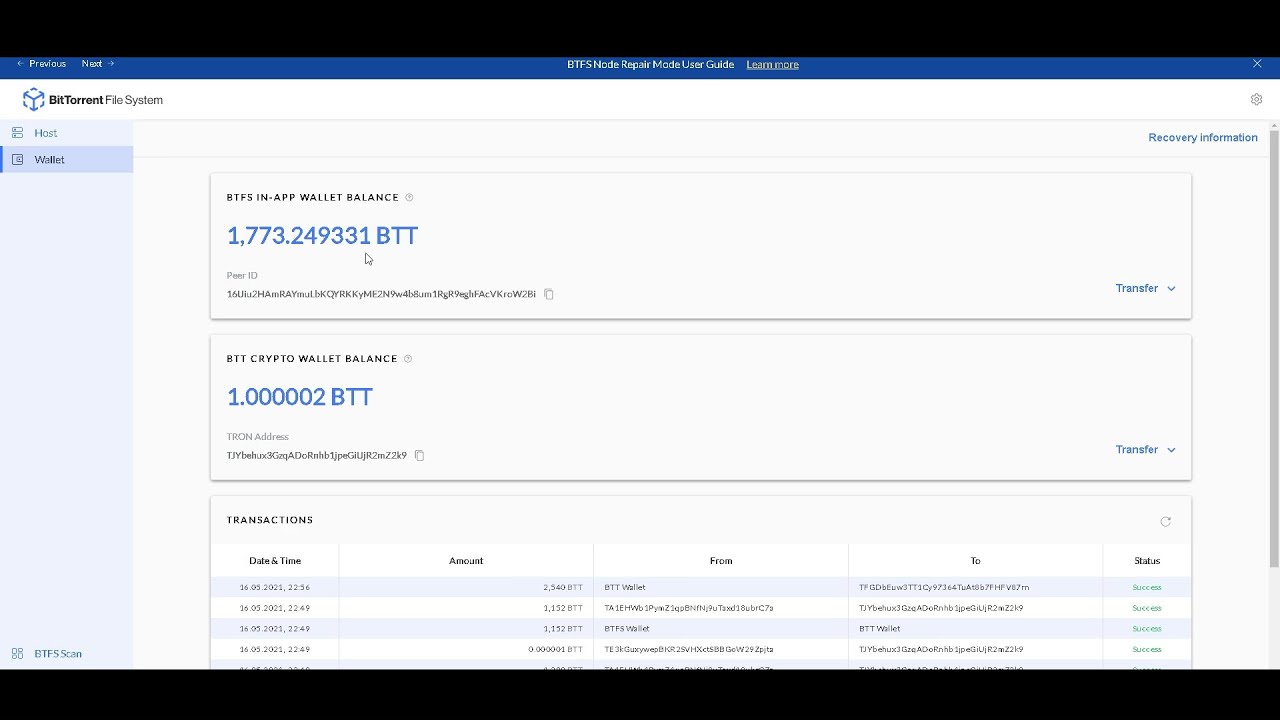 Проблема с выводом BTT, немного о железе для майнинга BTT