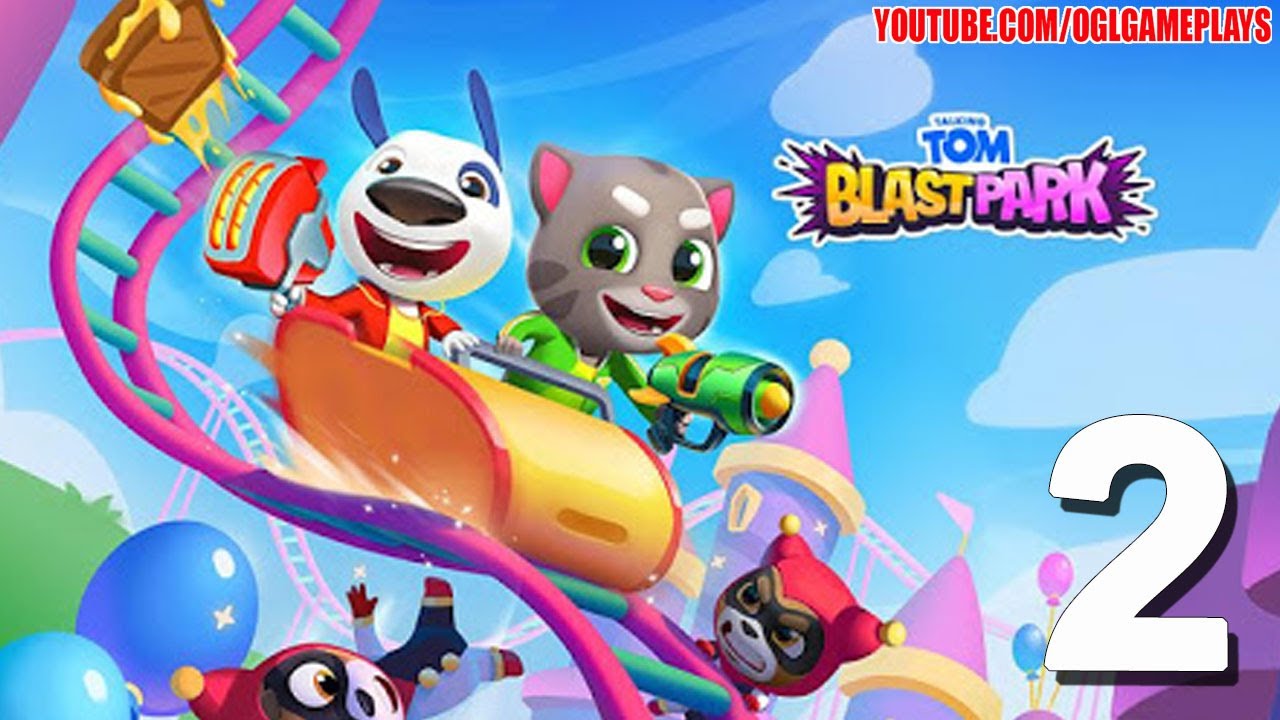 Talking Tom Blast Park: Unlocking Hank and New weapon Gameplay Part 2 (Android iOS)